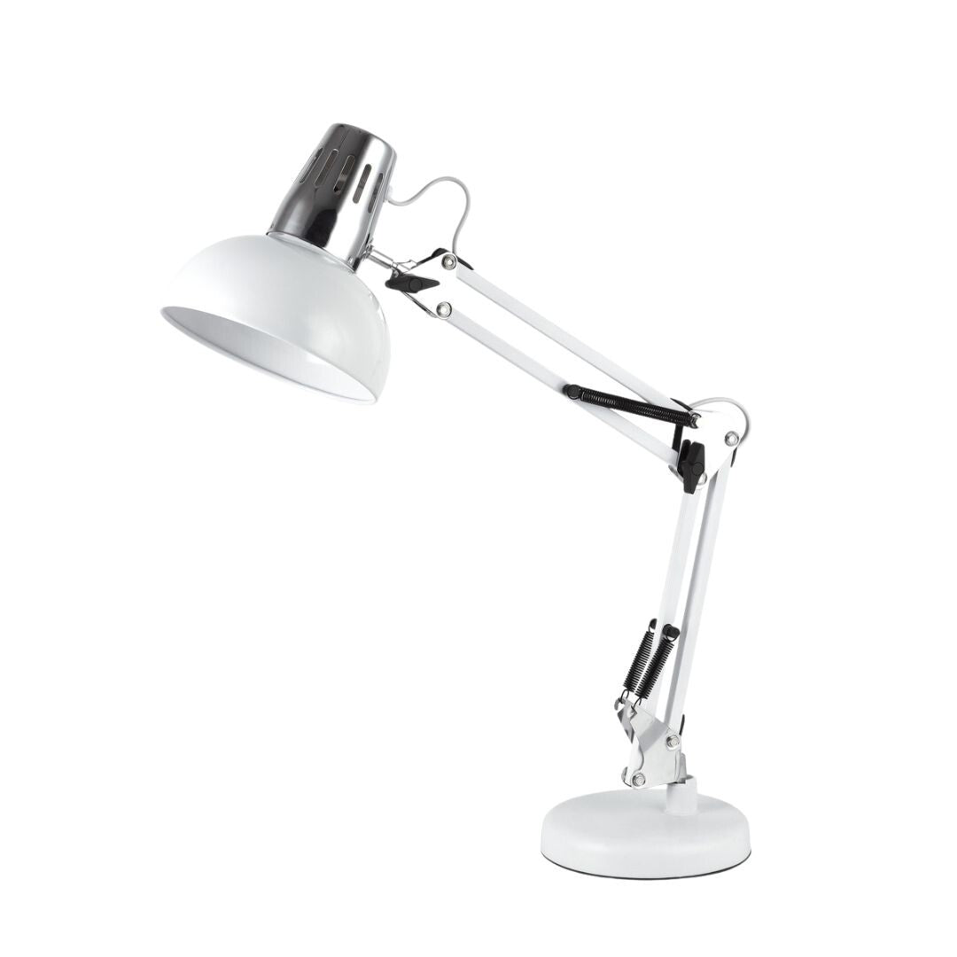 204200051 FLEXO SOBREMESA BLANCO ARTICULADO 1xE27 BUDONI GSC