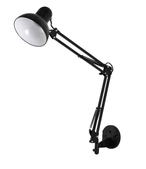 204200054 FLEXO DE PARED NEGRO 1xE27 SAMASSI GSC