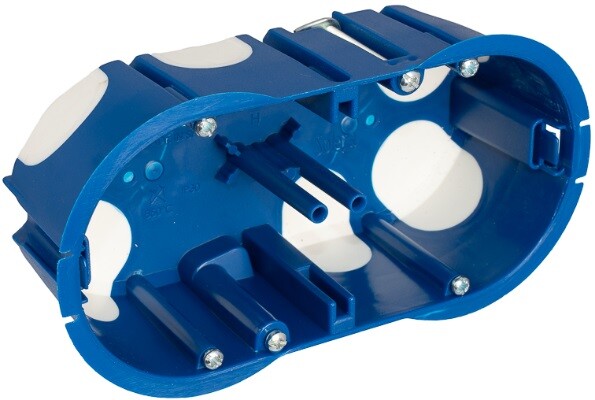 5725EG CAJA EMPOTRAR EFICIENTE PARA TABIQUE HUECO 2 ELEMENTOS FIJACION GARRAS SOLERA