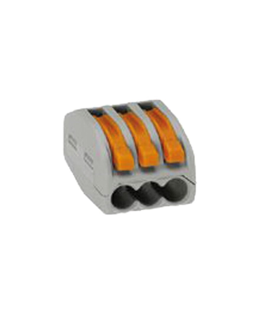 CLE34 5ud REGLETA CONEXION 3P PARA CABLE 4mm SOLERA