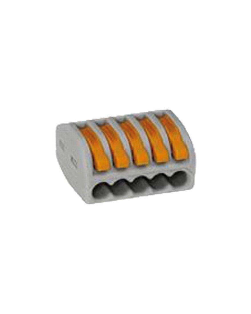 CLE54 4ud REGLETA CONEXION 5P PARA CABLE 4mm SOLERA