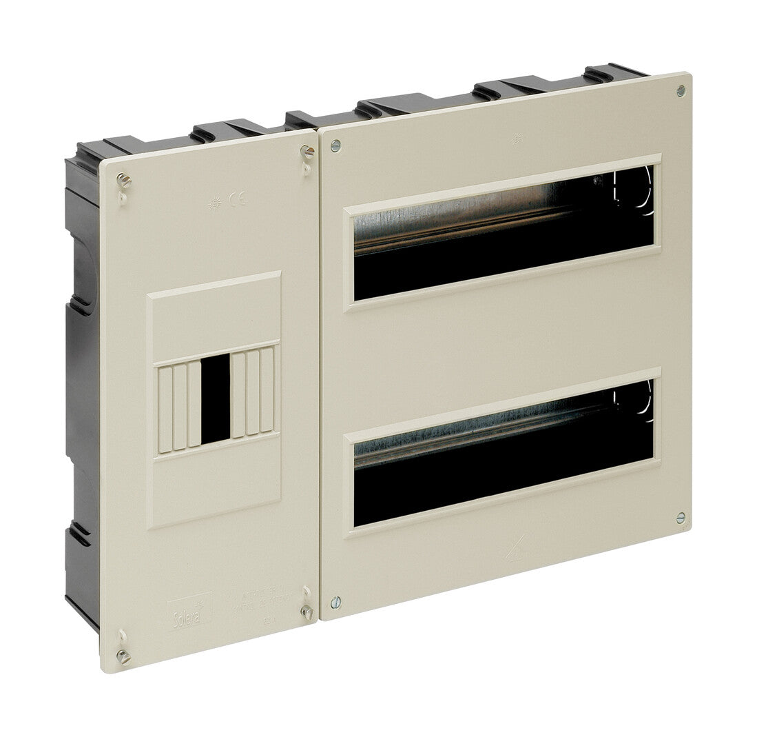 5203 CAJA EMP ICP HASTA 24 ELEM MARFIL 410x270x68mm SOLERA | Suministros Figmar
