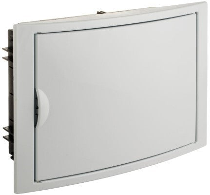 5012 CAJA EMPOTRABLE 14 ELEMENTOS MARCO Y PUERTA BLANCOS 320x233x75mm. ARELOS SOLERA