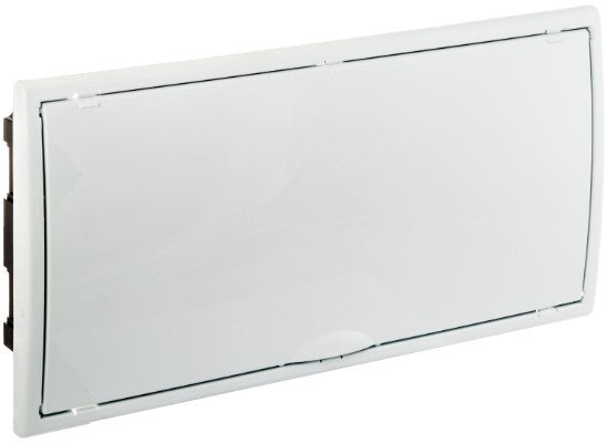 8690 CAJA EMPOTRABLE 22 ELEMENTOS MARCO Y PUERTA BLANCOS 450x222x72mm. ARELOS SOLERA