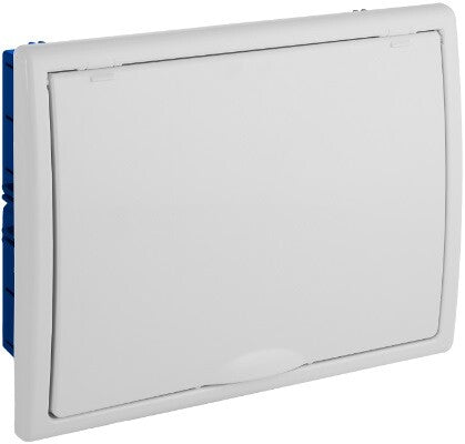 8688HGW CAJA EMPOTRABLE 12 ELEMENTOS TABIQUE HUECO MARCO Y PUERTA BLANCOS 277x220x72mm. ARELOS SOLER