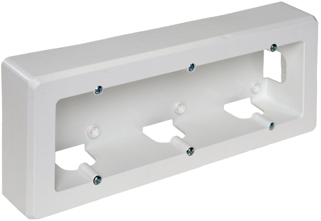 93 SOCKEL 3 ELEMENTE WEISS SOLERA 253x96x43mm