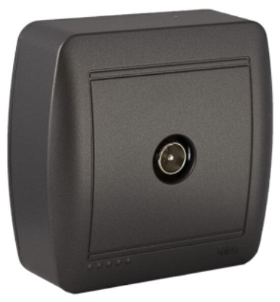 MUR94NGU TOMA DE TV SUPERFICIE GRAFITO SERIE MURAL SOLERA