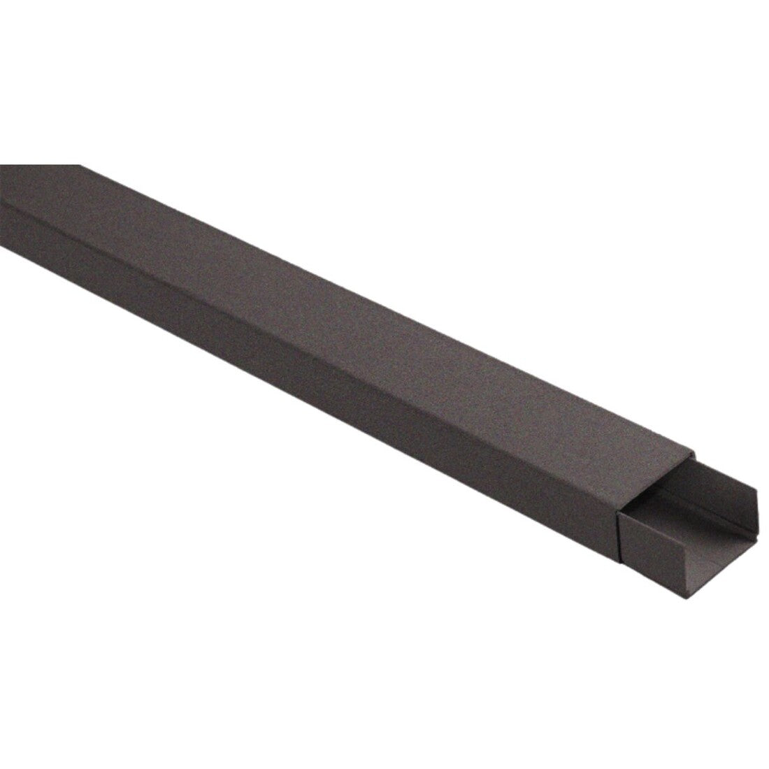 9161020NG 2m CANALETA ADHESIVA/TORNILLO GRAFITO 10x20mm SOLERA