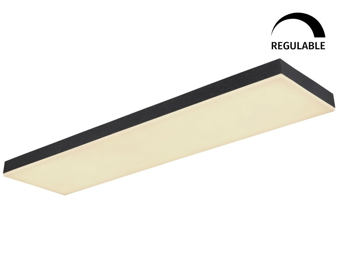 41594D4 PANEL LED CON MANDO 24W 230V 2860Lm CCT 800x200x75mm MARRON DORO GLOBO