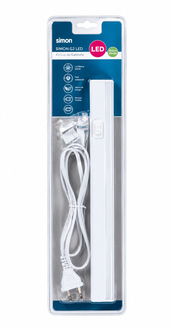 IL230009 REGLETA LED BAJO MUEBLE 6,4W 6000K 343mm SIMON