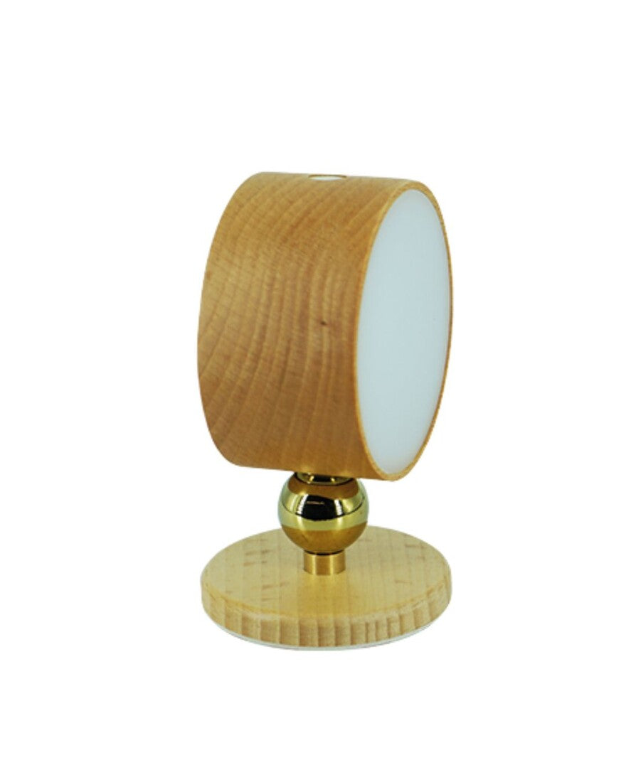2072000-M APLIQUE PARED 2W 3000K MADERA PORTATIL Y RECARGABLE F-BRIGHT