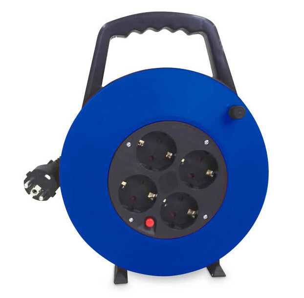 100510001 10m EXTENDABLE CABLE REEL 4T 3x1.5mm IP20 GSC