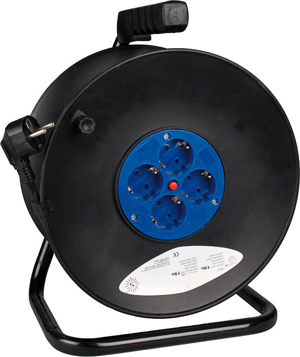 7427/2 50m EXTENSIBLE ENROLLACABLES 4T 3x1,5mm 3500W IP20 SOLERA