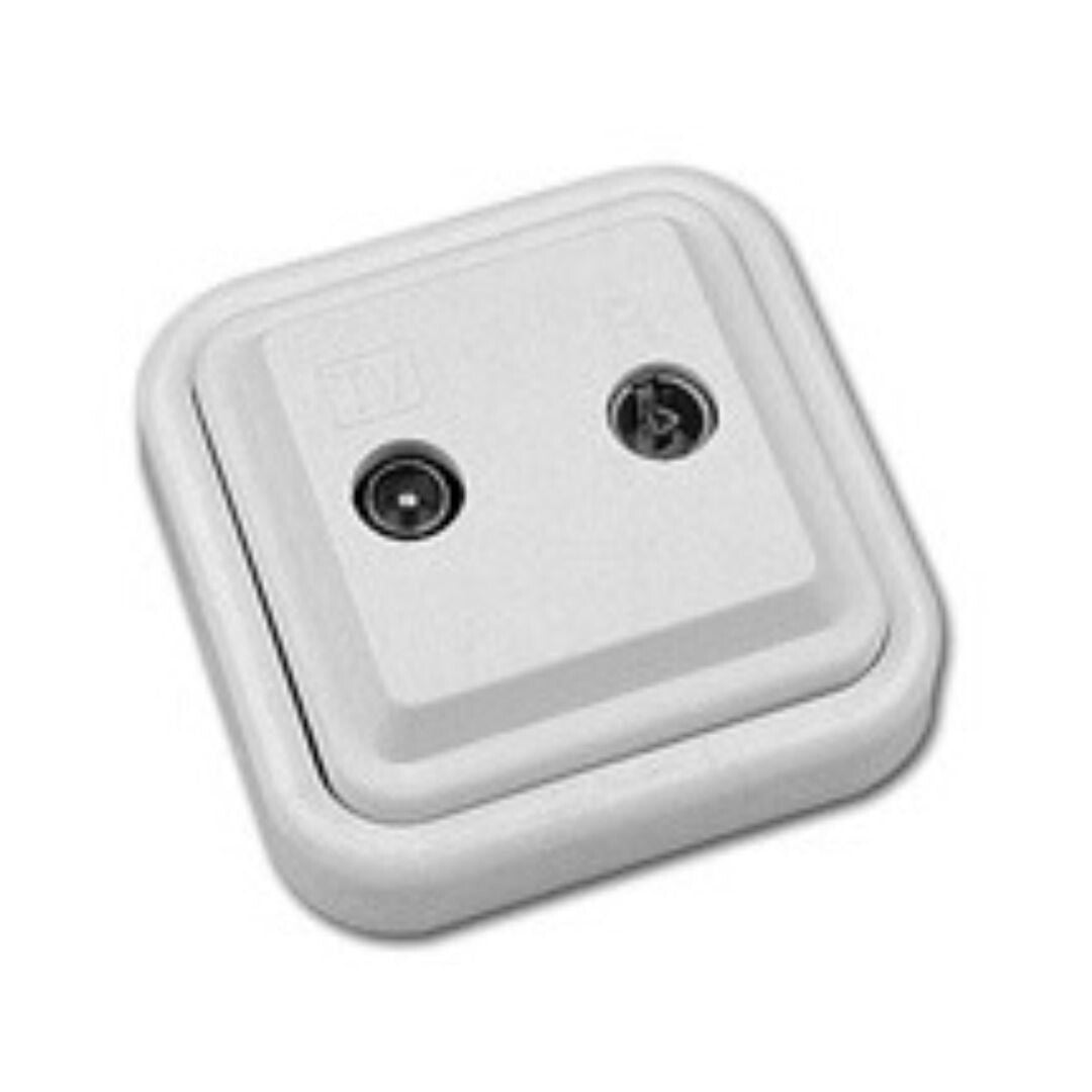 20-711-01-0 TV/FM RECEPTACLE FINAL IVORY KRISTAL SERIES