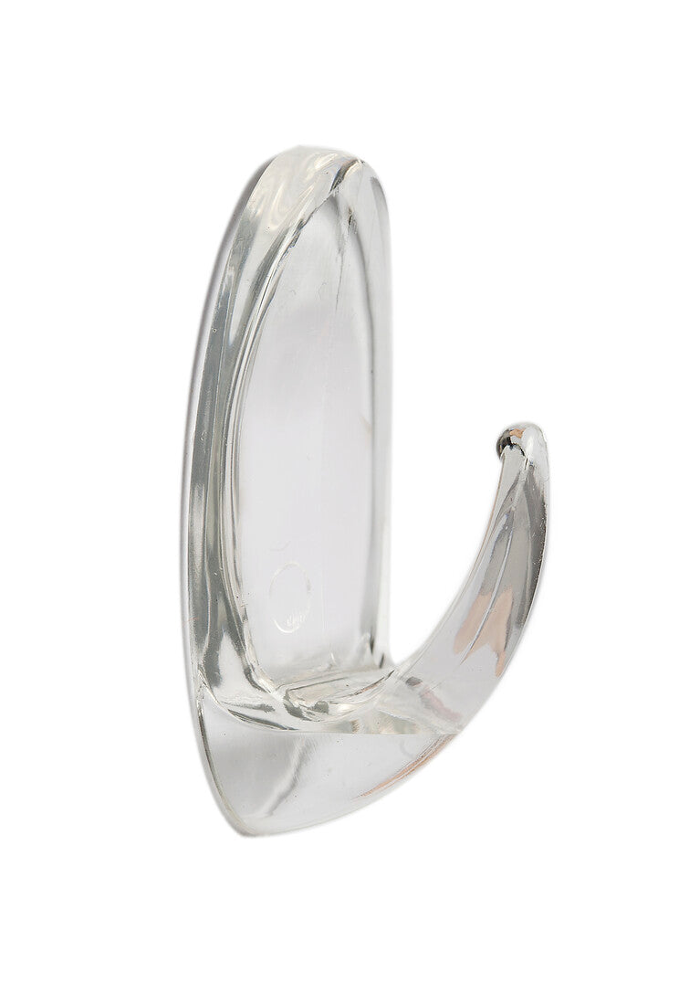 P1003T BL 2ud PERCHA PLASTICA ADHESIVA 33x54mm