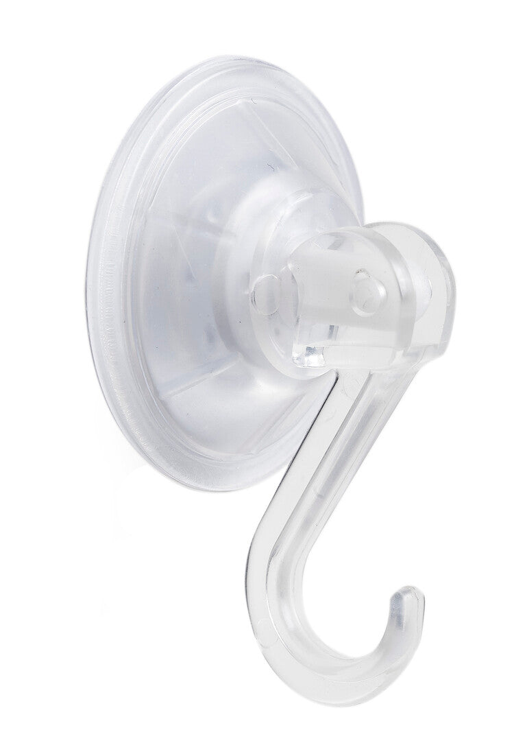 P1004T BL 2ud COLGADOR ARTICULADO C/VENTOSA ø45mm