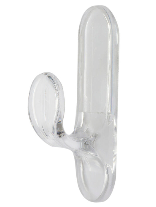 P3002T BL PERCHA LENGUA PLASTICA ADHESIVA 95x30mm