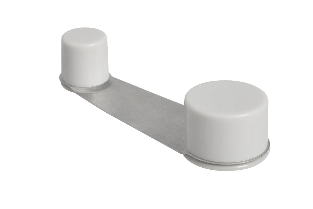 T2001B TOPE RETENEDOR GIRATORIO BLANCO ACERO INOX