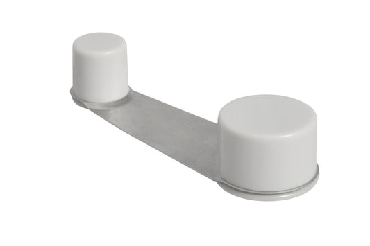 T2001B TOPE RETENEDOR GIRATORIO BLANCO ACERO INOX