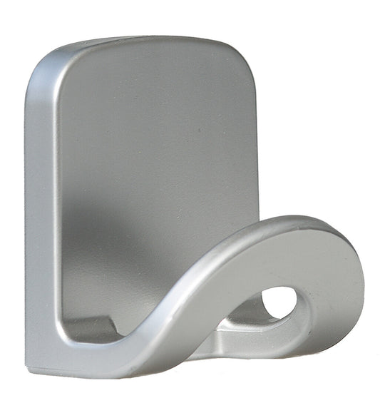 P4005C BL 1u PERCHA ADHESIVA GRANDE PLASTICA GRIS MATE KÖPPELS