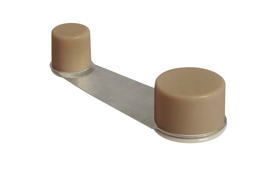 T2001X TOPE RETENEDOR GIRATORIO BEIGE ACERO INOX
