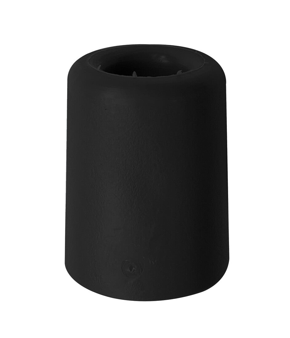 T1008N TOPE ALTO NEGRO P/PUERTA 51x ø38mm C/TORNILLO KOPPELS | Suministros Figmar