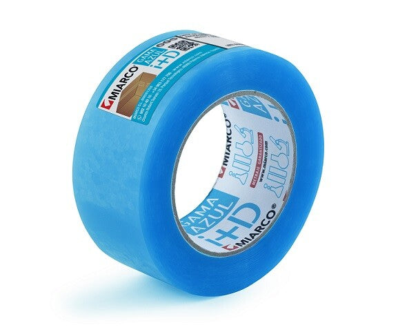 22744 CINTA ADHESIVA POLIPROPILENO GAMA AZUL TRANSPARENTE 48mm x 66m MIARCO