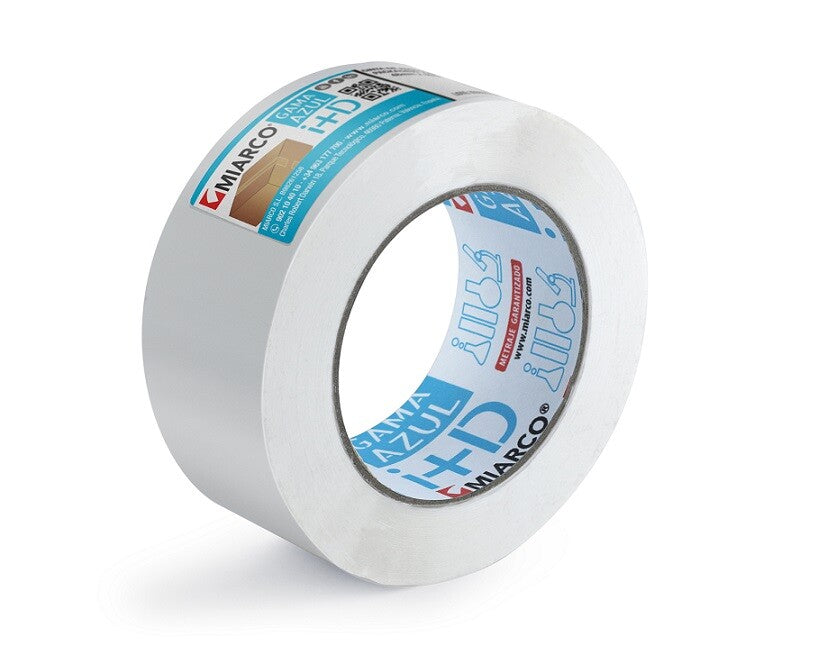 24787 CINTA ADHESIVA POLIPROPILENO GAMA AZUL BLANCO 48mm x 132m MIARCO