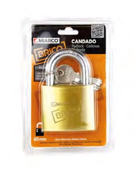 10941 NORMAL ARCH PADLOCK 30mm BLISTER AN-30B MIARCO