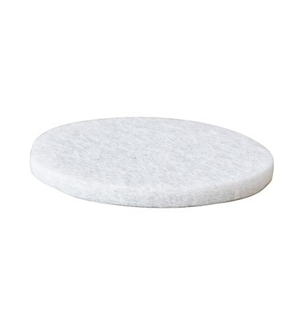 F1002B 8ud FIELTRO REDONDO ANTIDESLIZANTE BLANCO ø25mm KOPPELS