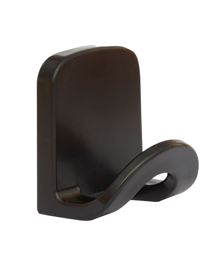 P4005N BL 1ud PERCHA ADHESIVA GRANDE PLASTICA NEGRA KOPPELS