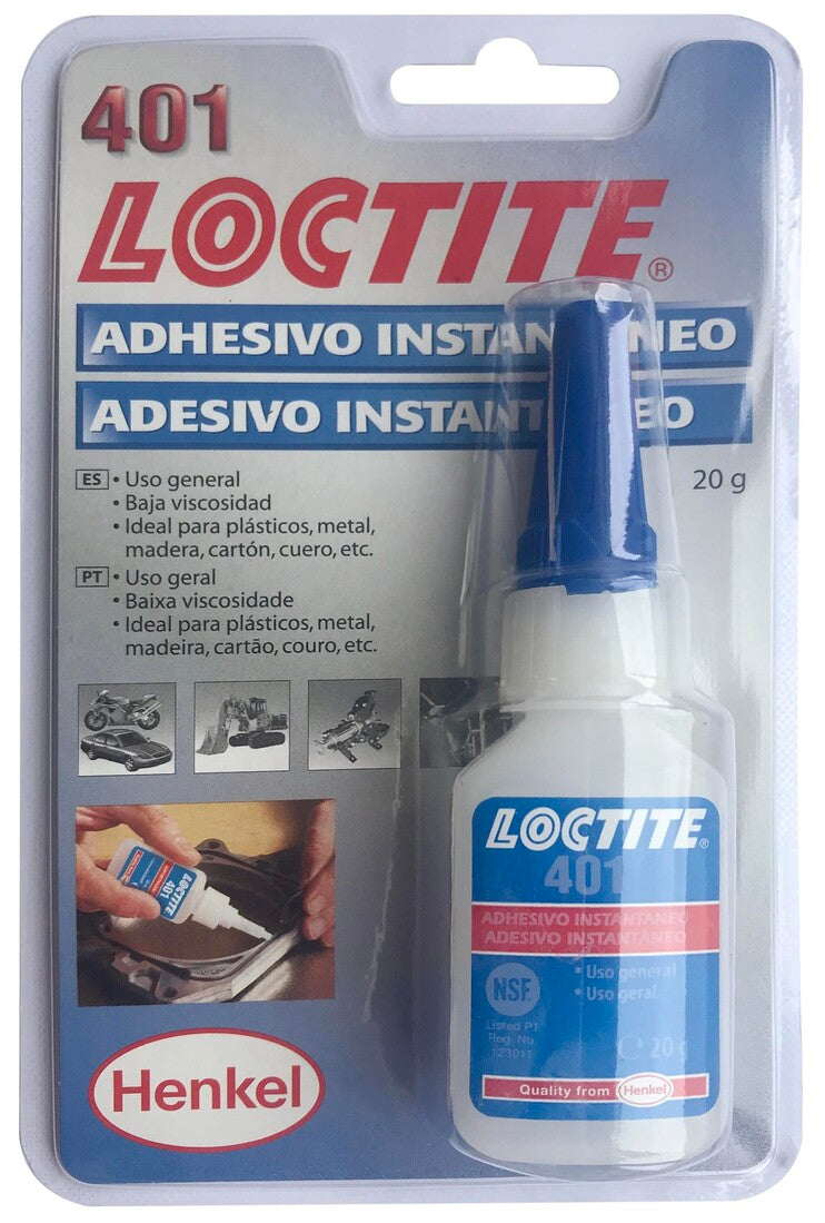 401 BL 20gr LOCTITE ADHESIVO INSTANTANEO LIQUIDO | Suministros Figmar