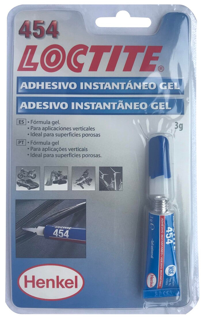 454 BL 3gr LOCTITE ADHESIVO INSTANTANEO GEL