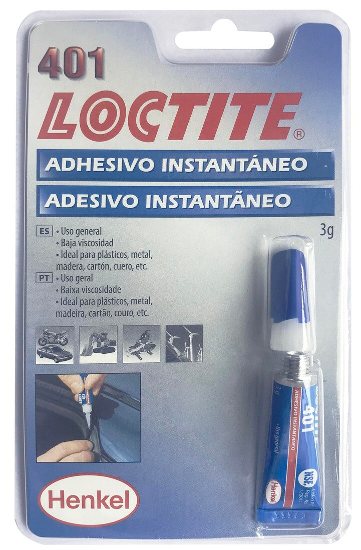 401 BL 3gr LOCTITE ADHESIVO INSTANTANEO LIQUIDO