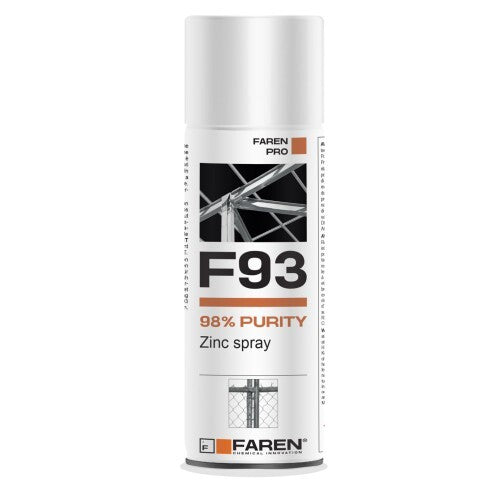 F93 SPRAY GALVANIZADO CINC PROFESIONAL 98% 400ml.