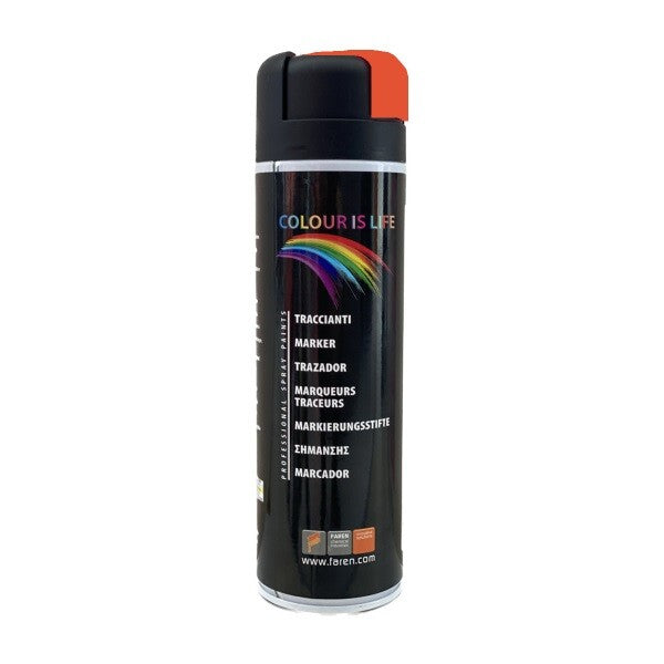 8VF500 SPRAY PINTURA NARANJA FLUORESCENTE 500ml