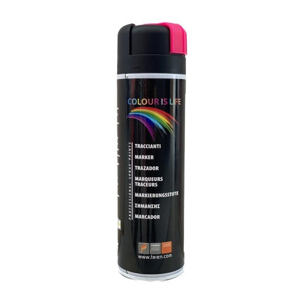8VG500 FLUORESCENT PINK PAINT SPRAY 500ml