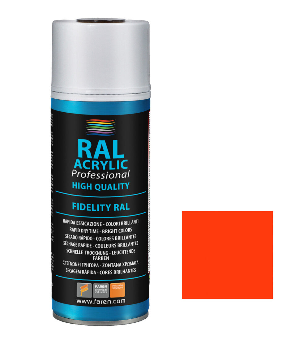 4VF400 SPRAY PINTURA NARANJA PURO RAL 2004 400ml. | Suministros Figmar