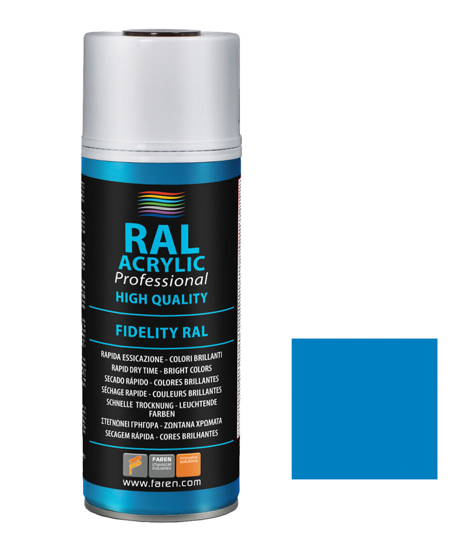 4VM400 SPRÜHDOSE LACK LEUCHTEND BLAU RAL 5012 400ml.