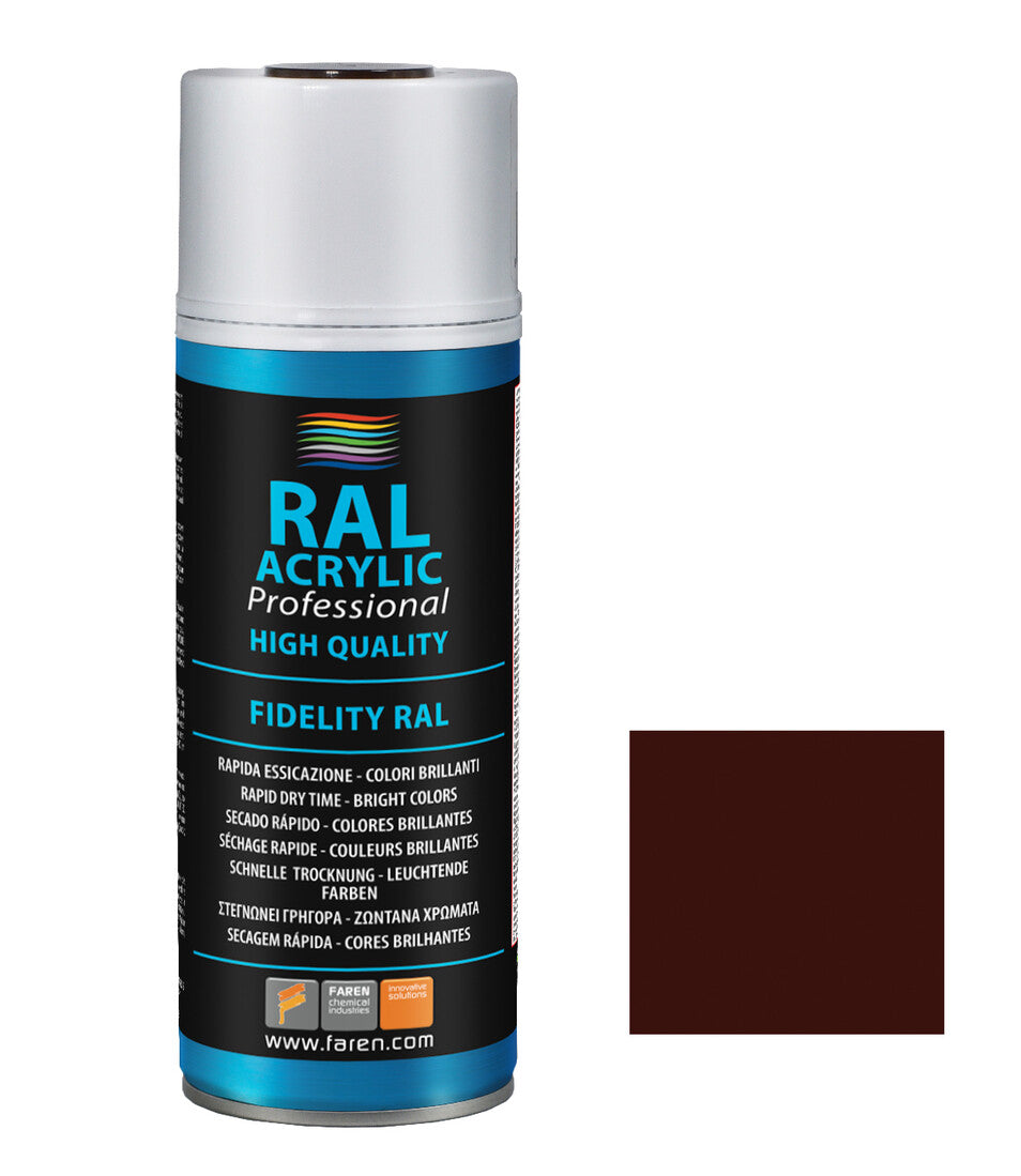 5VZ400 SPRAY PINTURA MARRON SEÑALES RAL 8002 400ml