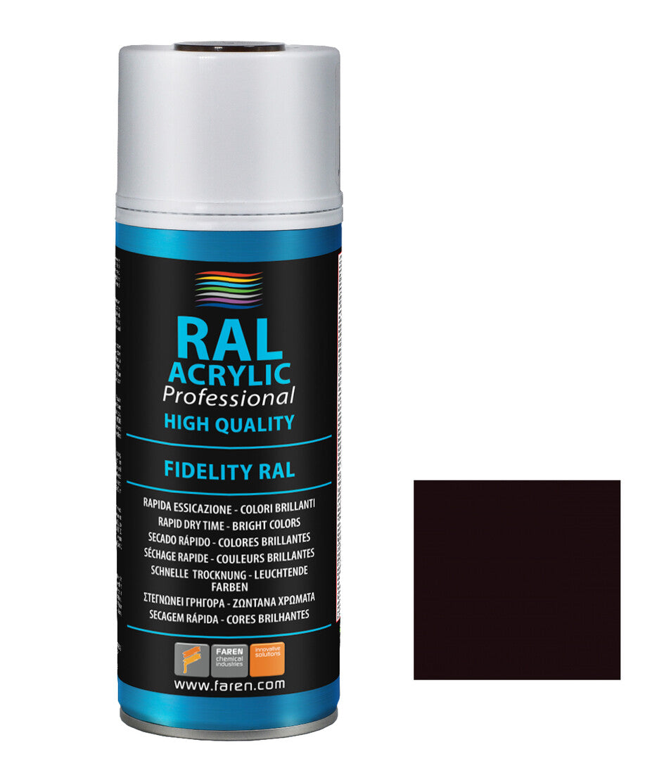 5VA400 CHOCOLATE BROWN SPRAY PAINT RAL 8017 400ml