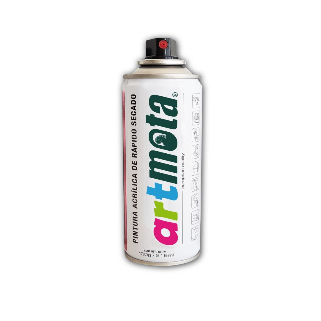LA01 PINT ACRILICA 216ML NEGRO BRILLO R9005 MOTA | Suministros Figmar