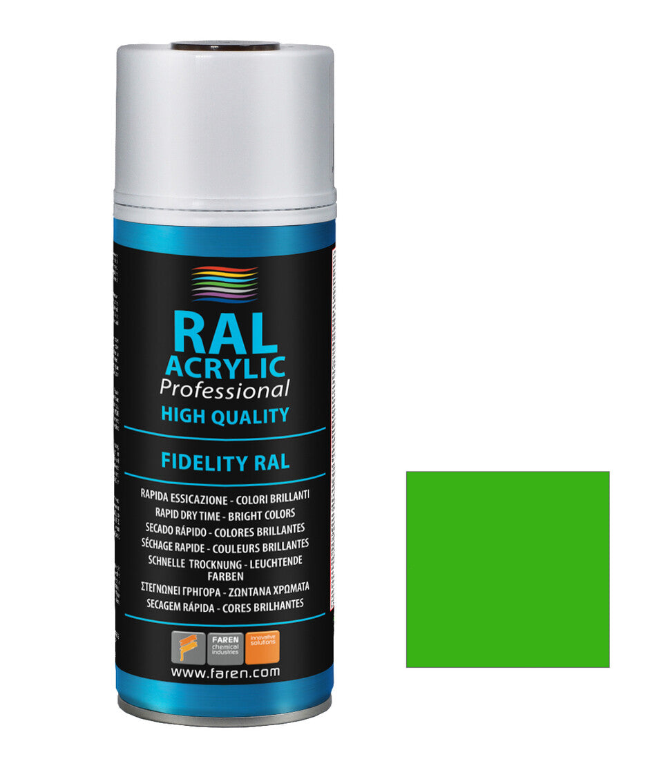 5VR400 SPRAY PAINT YELLOWISH GREEN RAL 6018 FAREN