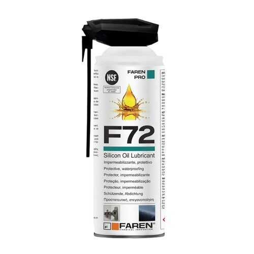 972SDESPPT F72 400ml SPRAY LUBRICANTE SILICONICO DIFUSOR