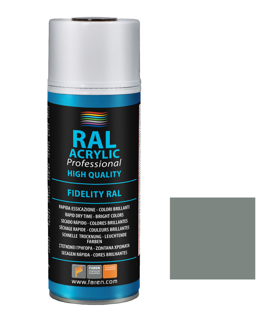 5VY400 TRAFFIC GREY SPRAY PAINT RAL 7042 400ml FAREN