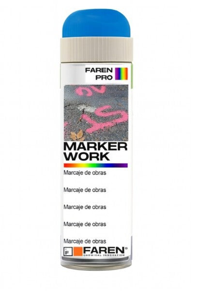 3VB500 SPRAY PINTURA AZUL FLUORESCENTE 500ml FAREN