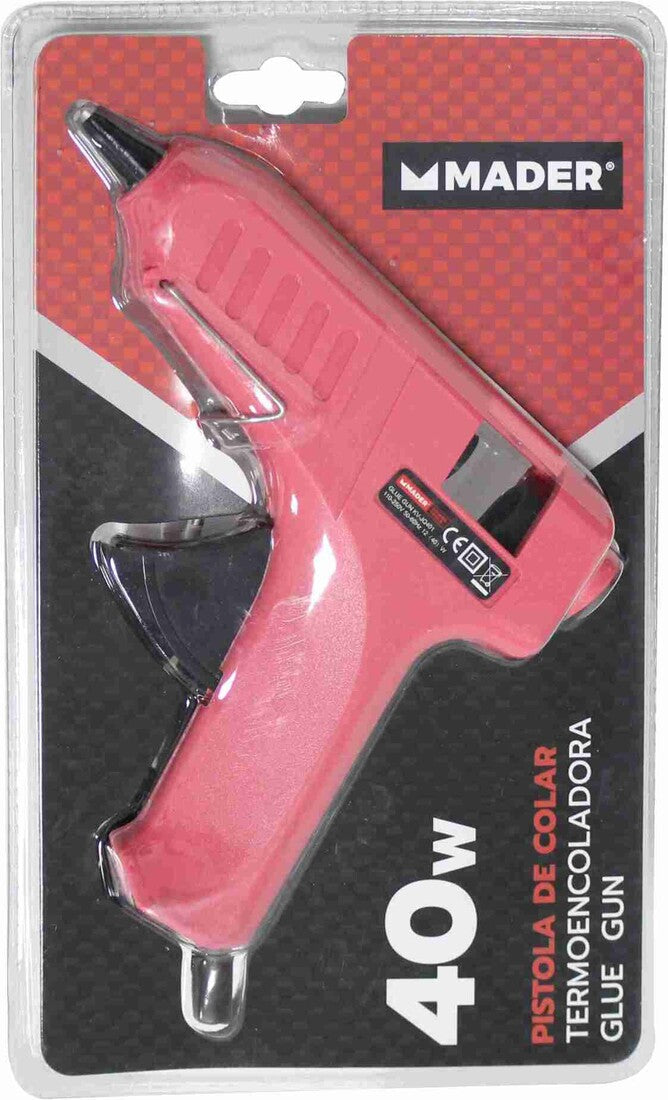 63287 BL PISTOLA APLICADORA PEGAMENTO 40W ø11mm MADER