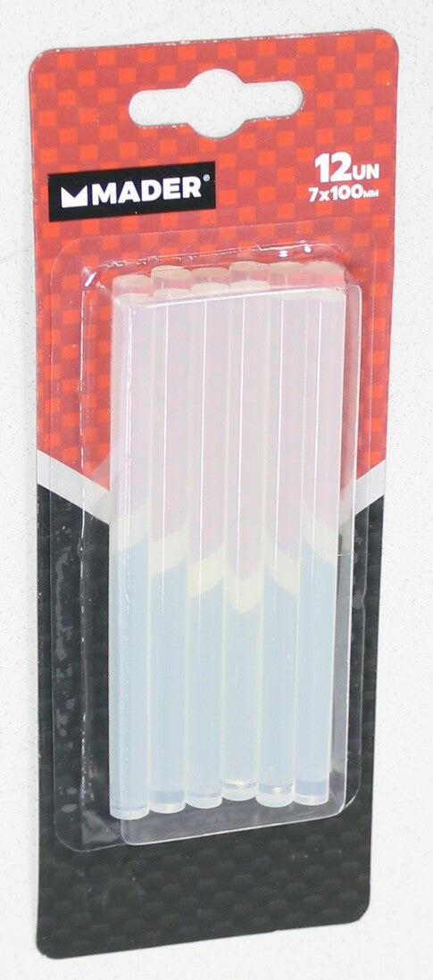 34029 12 Stk. BL HEISSKLEBESTIFT 7x100mm