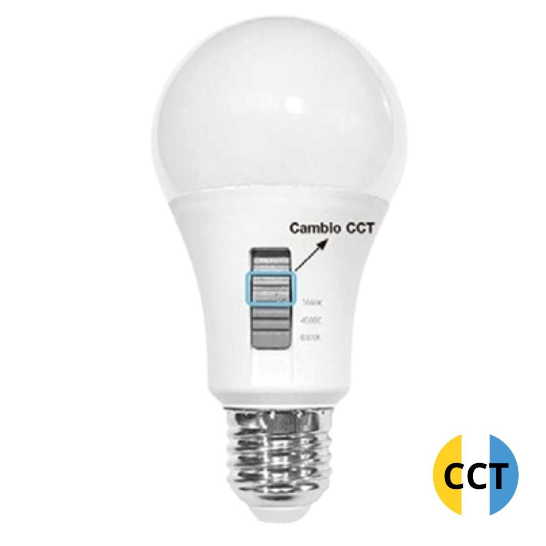 2601662 LAMPARA STANDARD LED 10W E27 BOTON SELECCION DE TONO F-BRIGHT