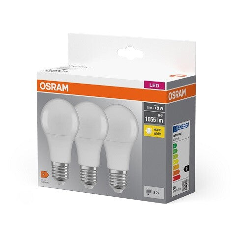 819436 3u STANDARD LED LAMP E27 10W 2700K OSRAM BASE